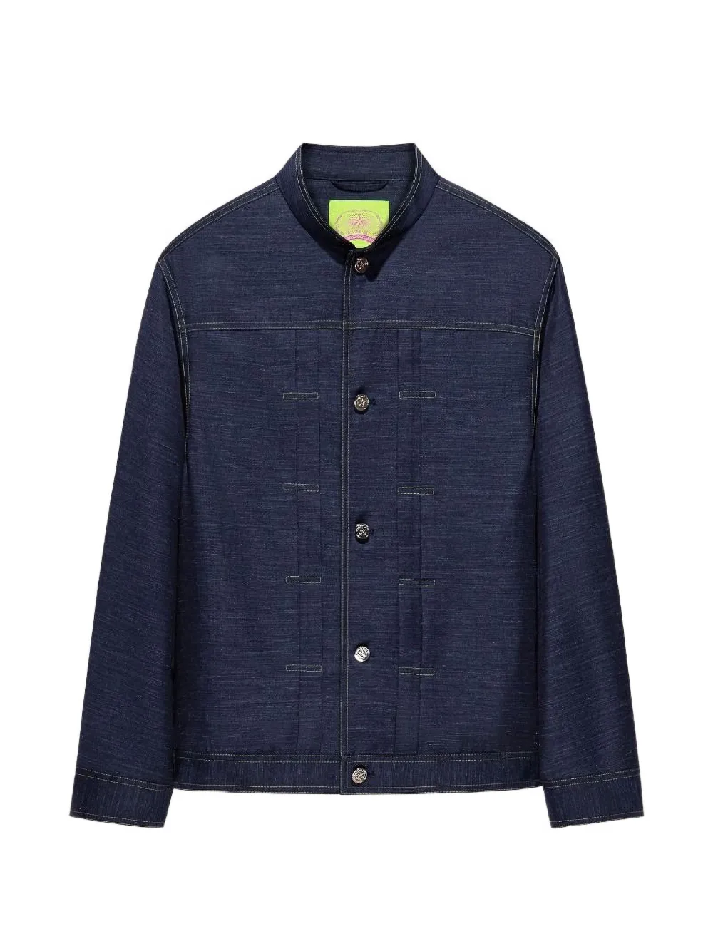 Shanghai Tang button-up denim jacket - Blau