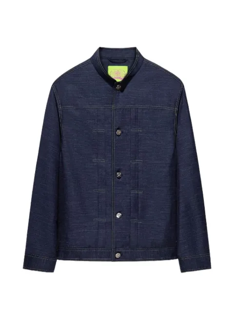 Shanghai Tang veste en jean à boutonnière