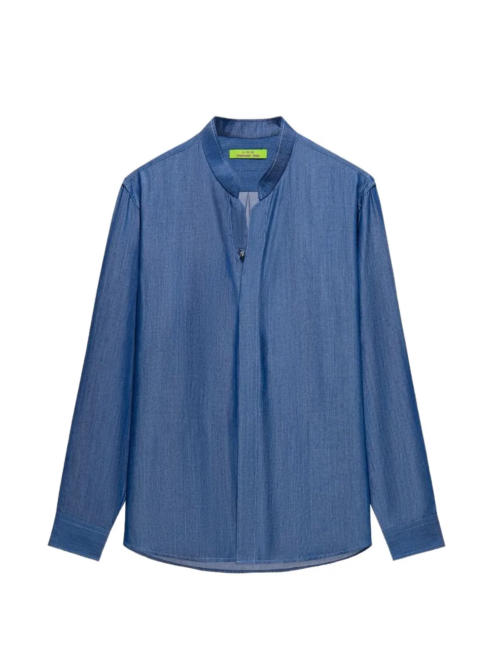 Shanghai Tang mandarin-collar shirt - Blau