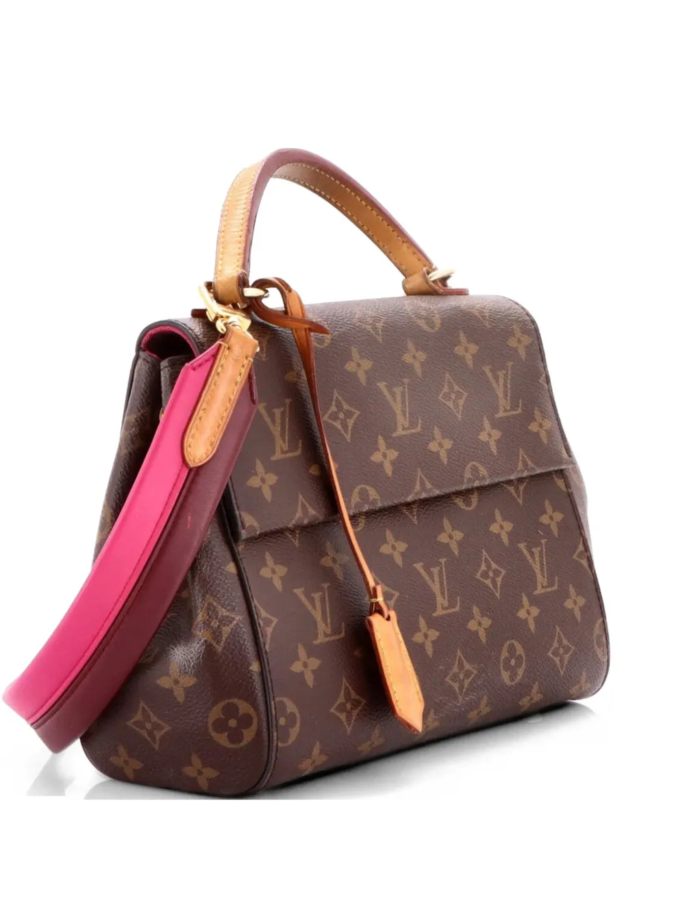 Louis Vuitton Pre-Owned Cluny Top Handle Bag Monogram Canvas BB satchel - Braun