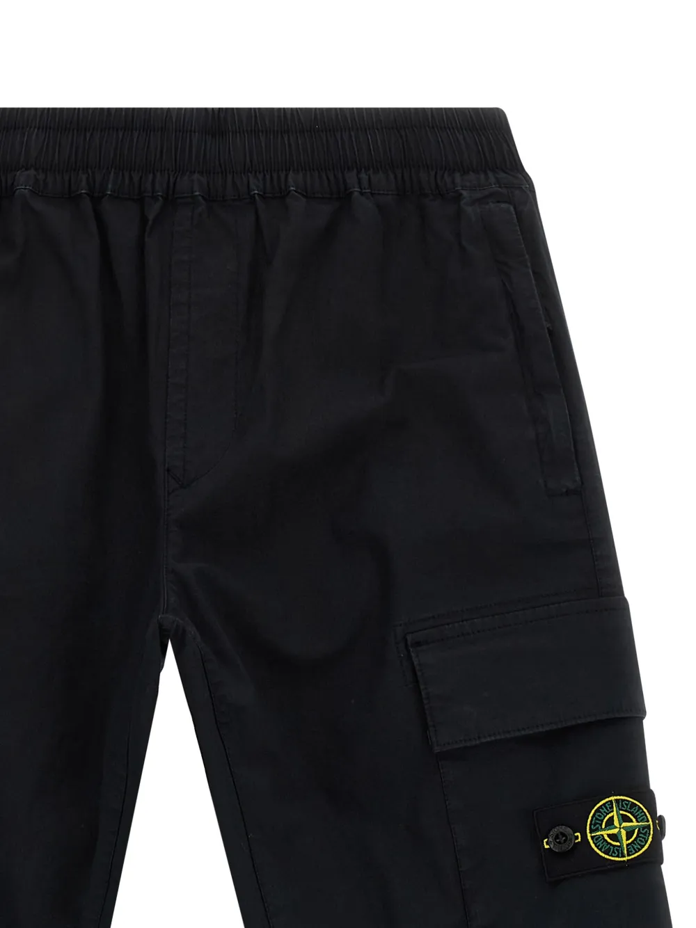  Stone Island Junior Logo-patch Cargo Pants - Blue 