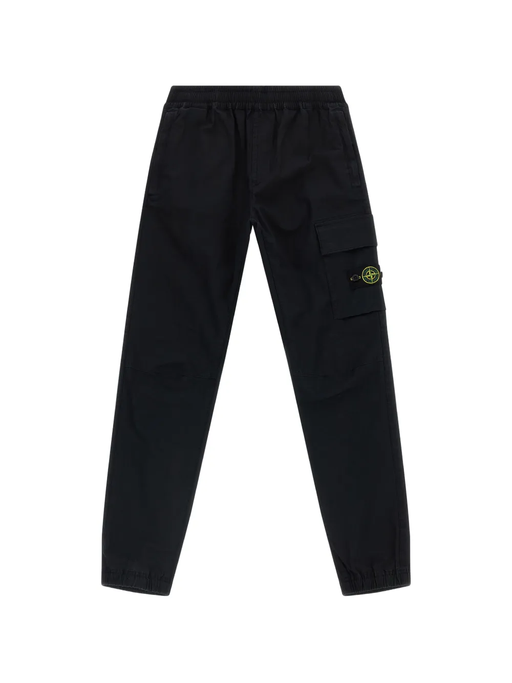 Stone Island Junior logo-patch cargo pants - Blu