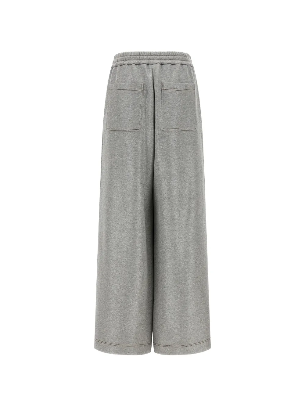 Brunello Cucinelli contrast-stitching Palazzo Pants | Grey | FARFETCH