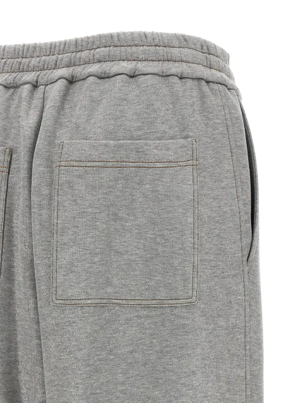 Brunello Cucinelli contrast-stitching Palazzo Pants | Grey | FARFETCH