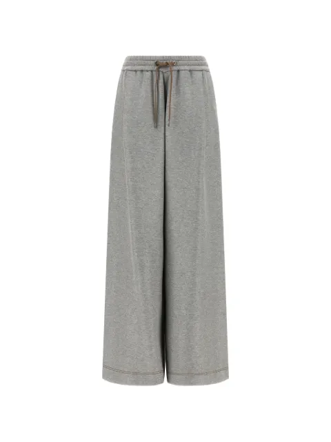 Brunello Cucinelli contrast-stitching palazzo pants