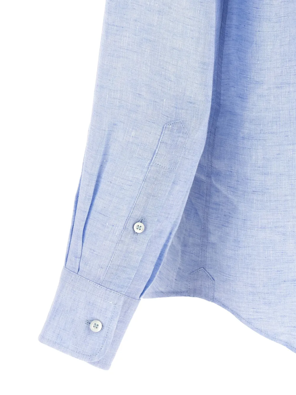  Brunello Cucinelli Linen Shirt - Blue 