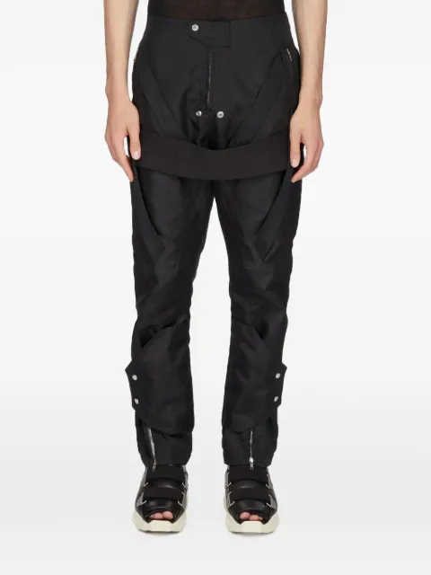 Rick Owens pantalones con múltiples cremalleras