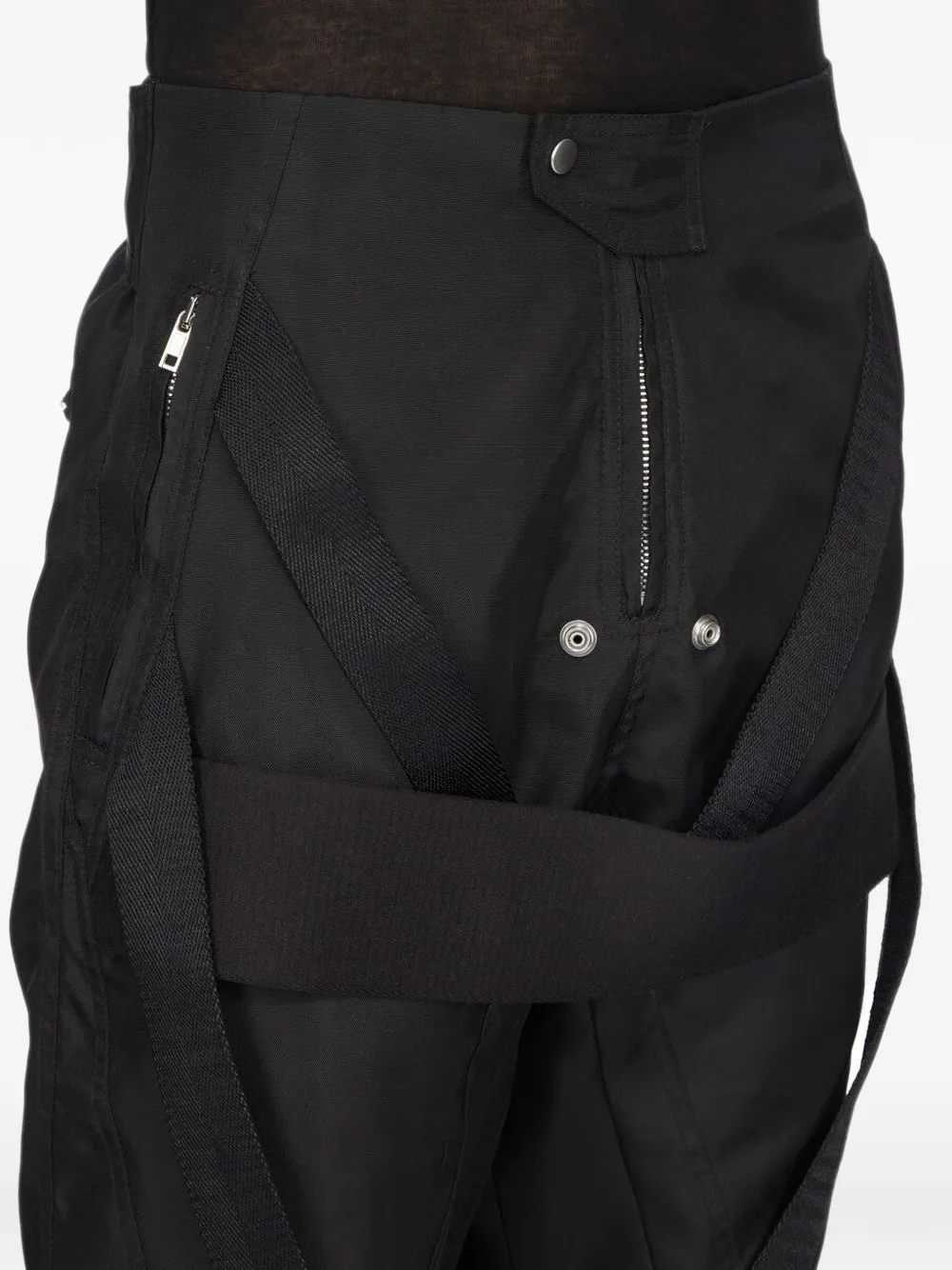 Rick Owens Broek met meerdere ritsen Zwart
