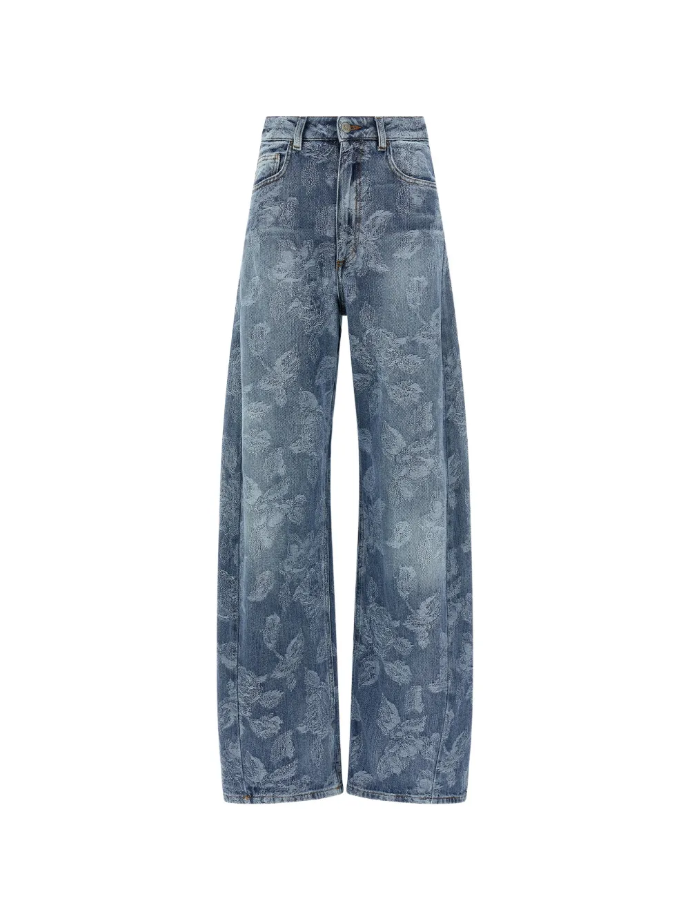 Giuseppe Di Morabito floral-embroidery jeans - Blu