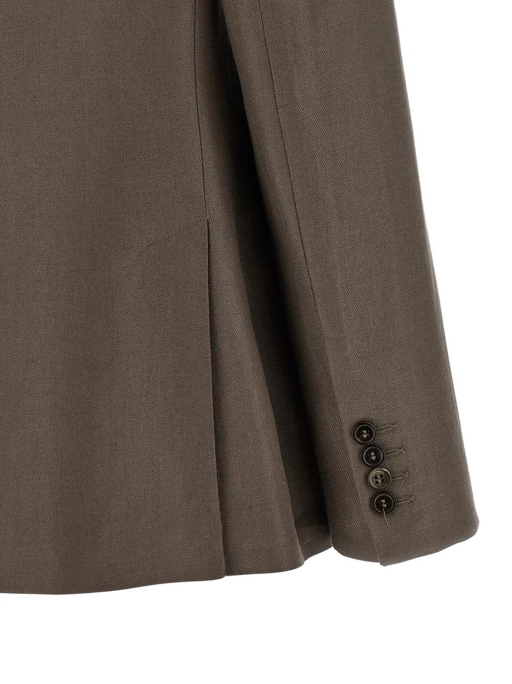 Peserico Blazer met dubbele rij knopen en puntige revers Bruin