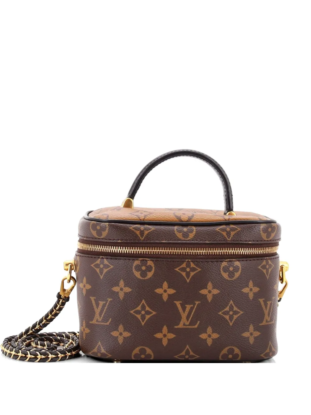 Louis Vuitton Pre-Owned Vanity Handbag Reverse Monogram Canvas PM satchel - Marrone