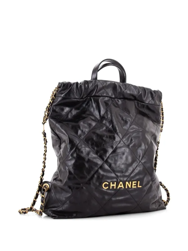 CHANEL Pre-Owned 22 チェーン マトラッセ カーフスキン ミディアム