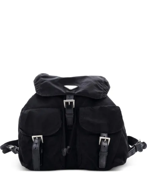 Prada Pre-Owned Double Front Pocket Tessuto Medium backpack
