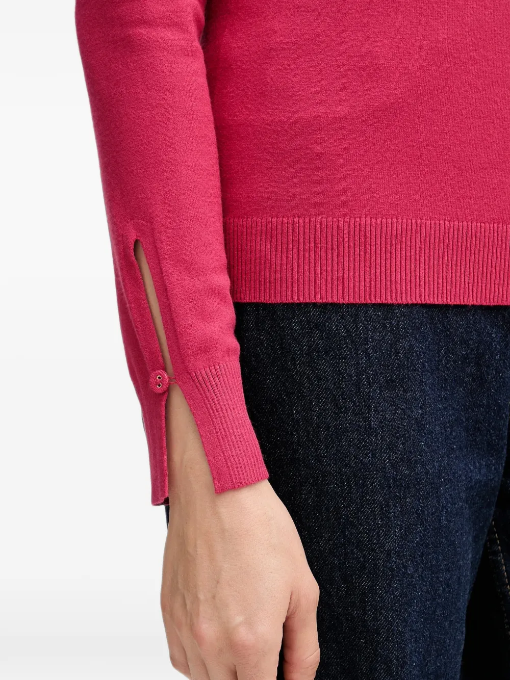 Benetton off-shoulder sweater Roze