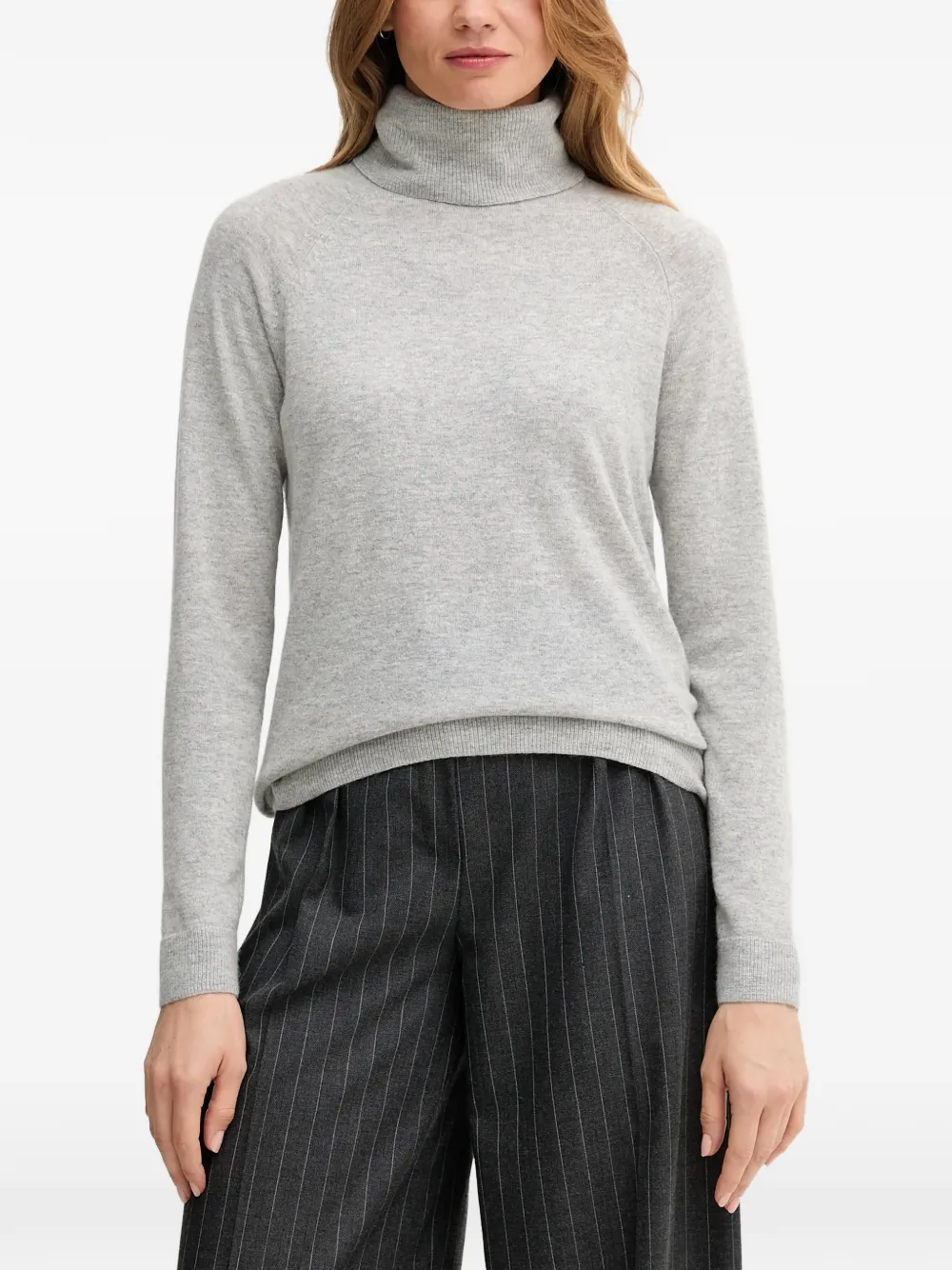 Benetton roll-neck sweater Grijs