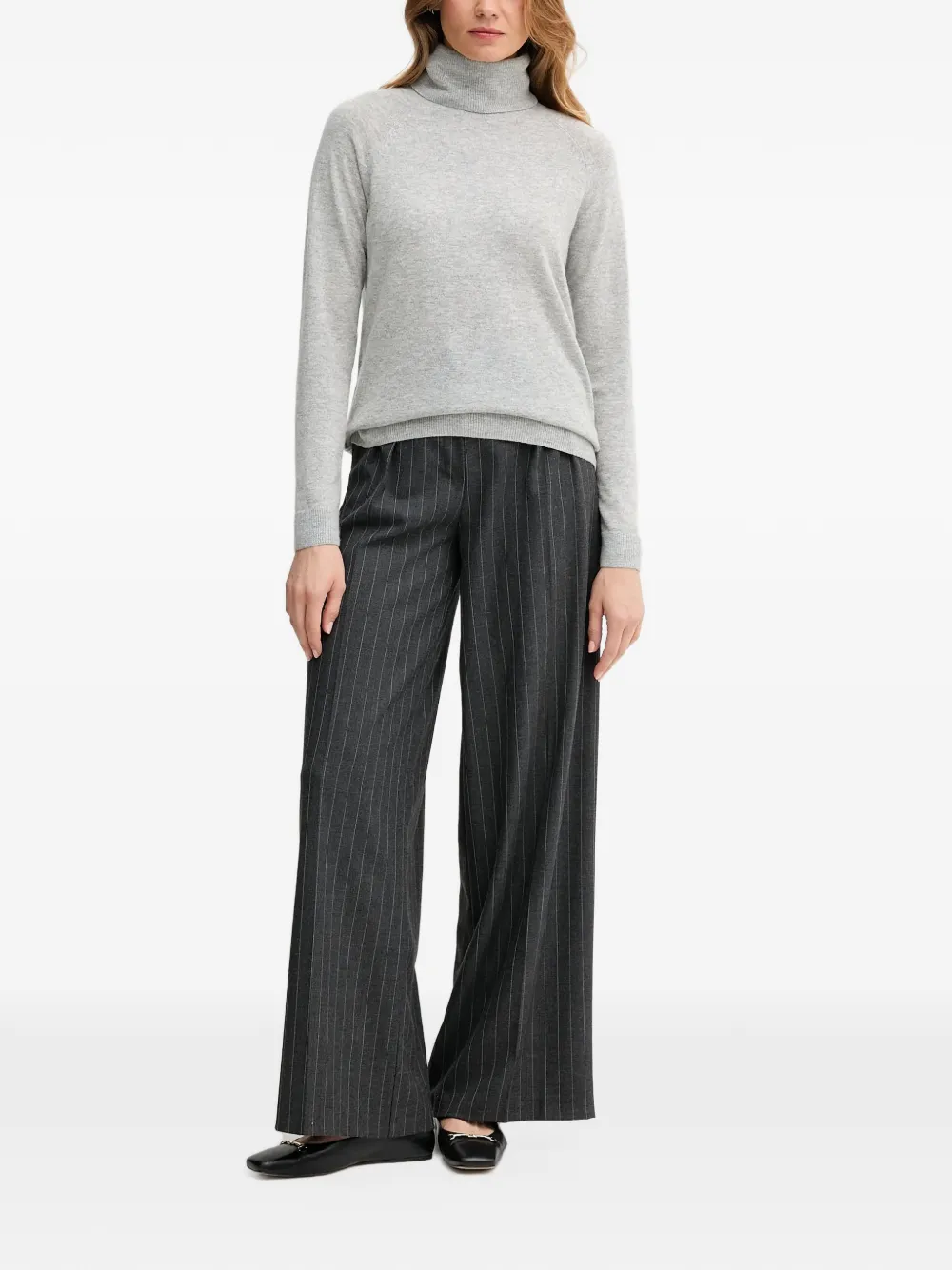 Benetton roll-neck sweater Grijs