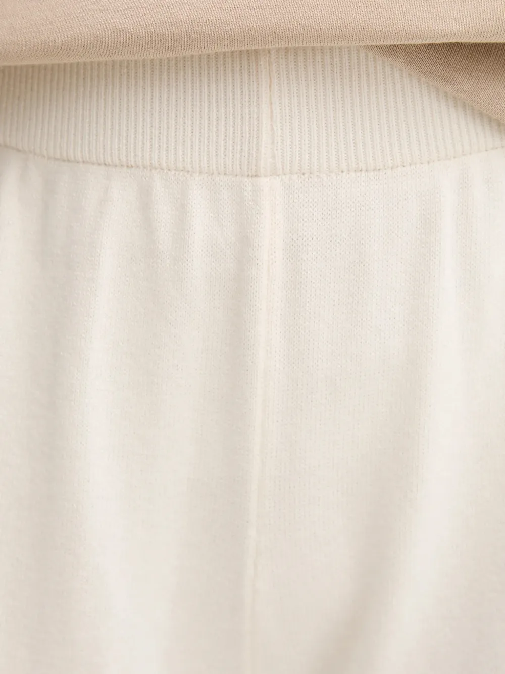 Benetton Broek met wijde pijpen Beige