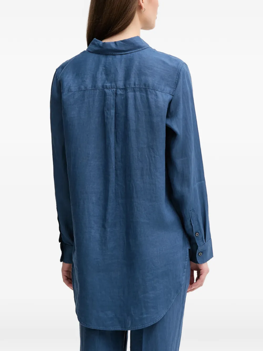 Benetton Button-up shirt Blauw