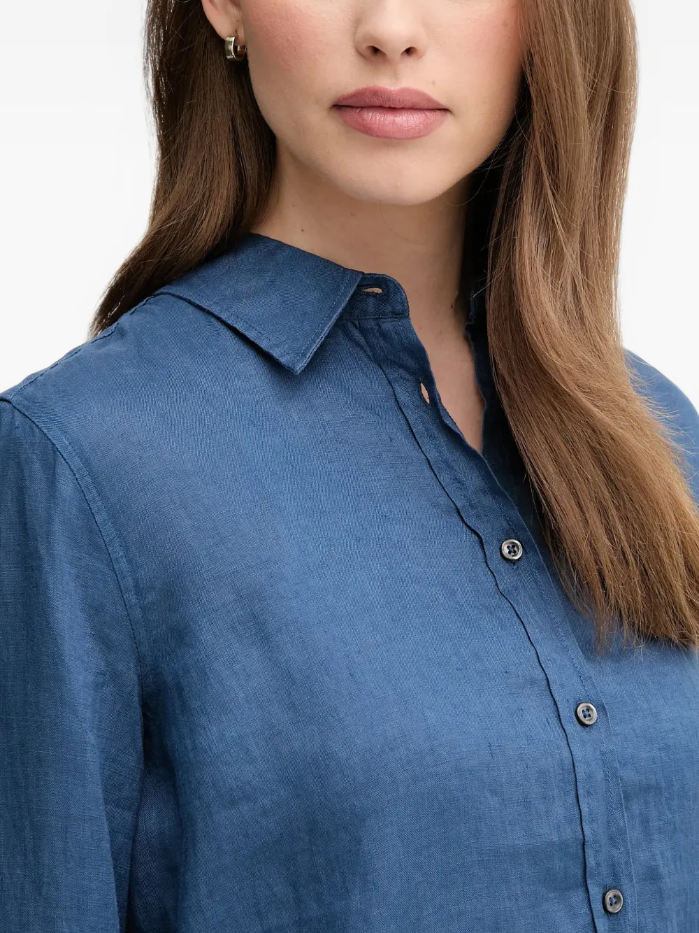 Benetton Button-up shirt Blauw