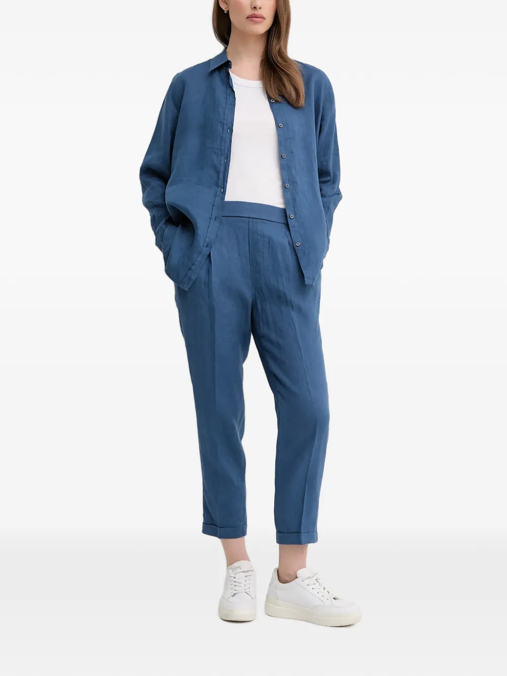 Benetton Button-up shirt Blauw