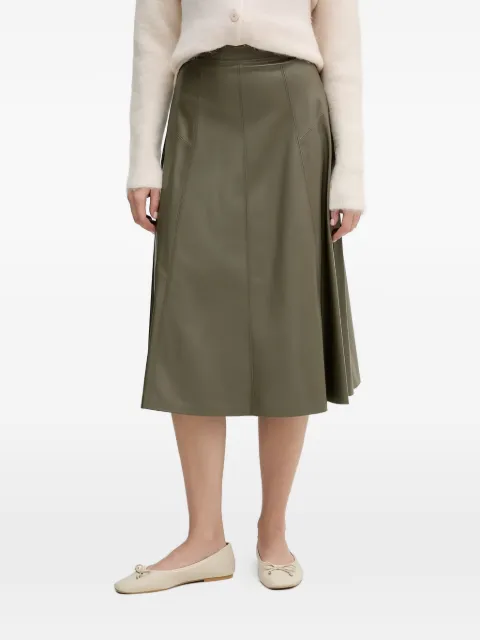 Benetton A-line midi skirt