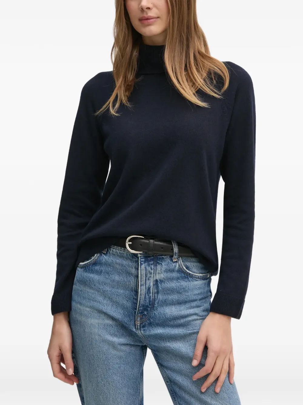 Benetton turtleneck sweater Blauw