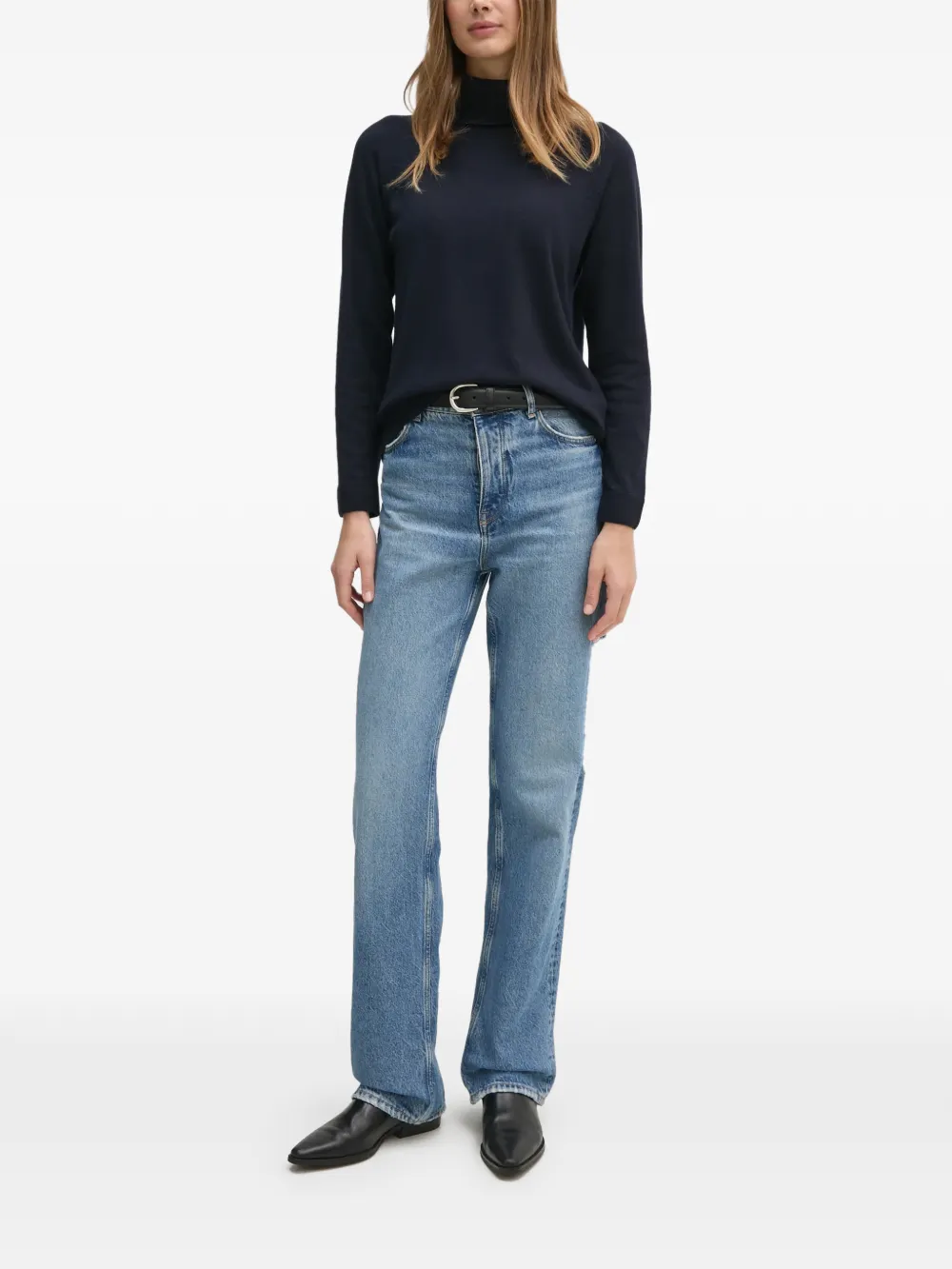 Benetton turtleneck sweater Blauw