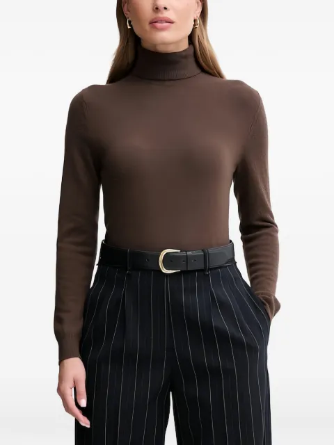 Benetton top con cuello vuelto
