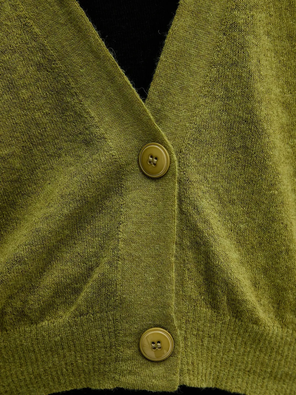 Benetton Vest met V-hals Groen