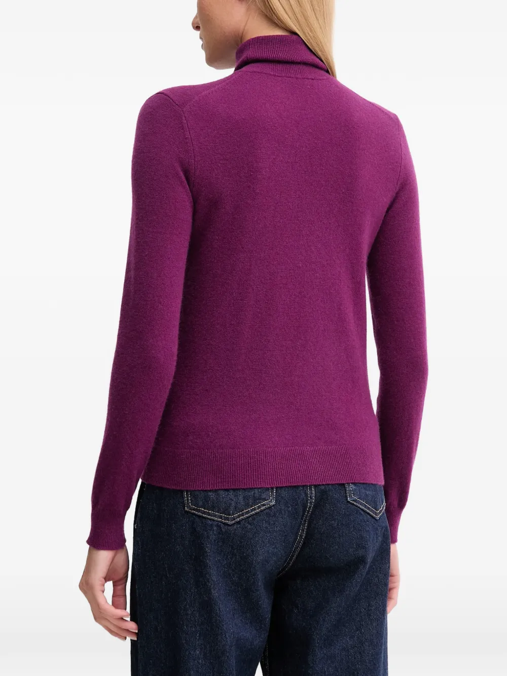 Benetton roll-neck sweater Paars