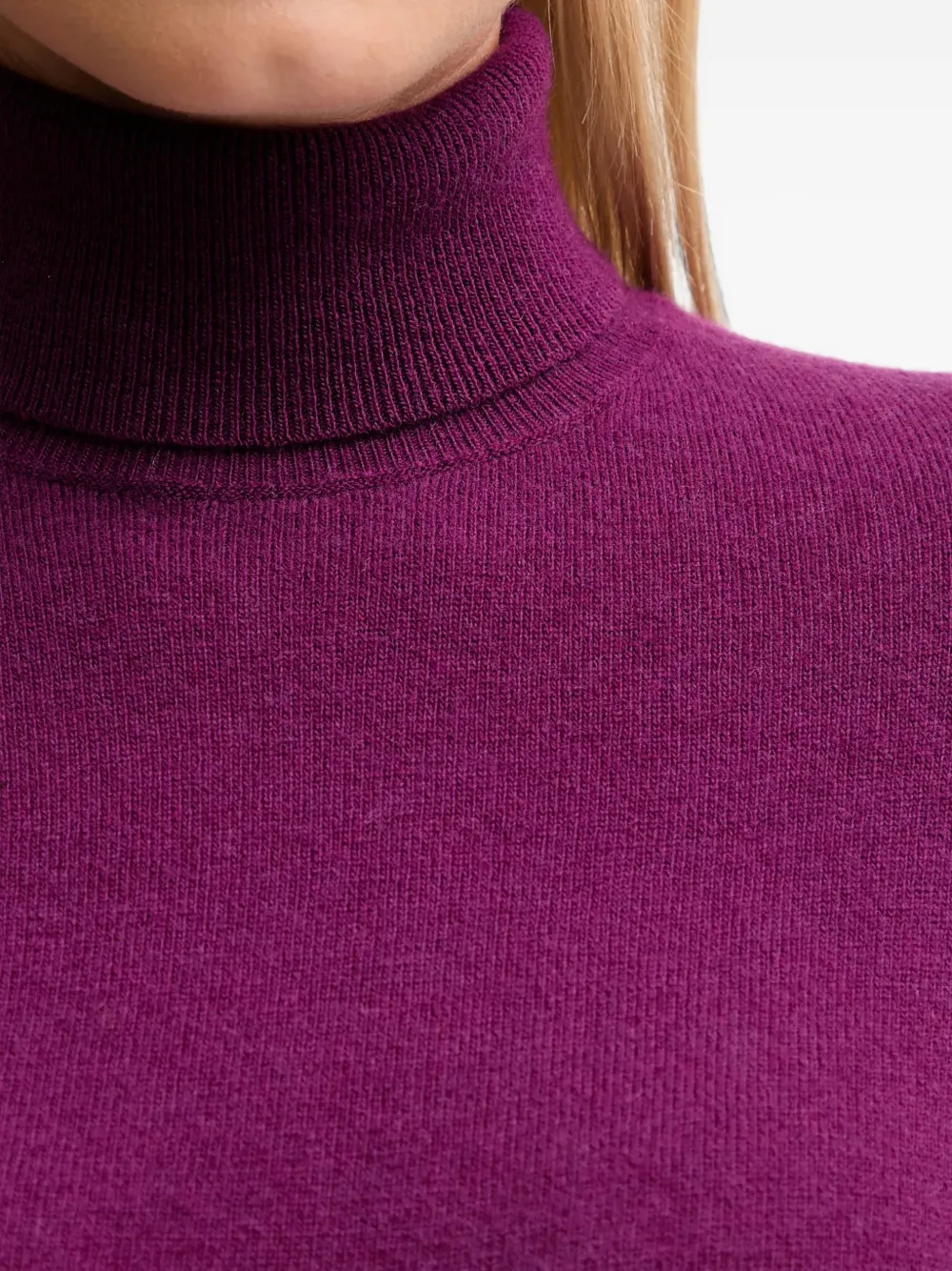 Benetton roll-neck sweater Paars