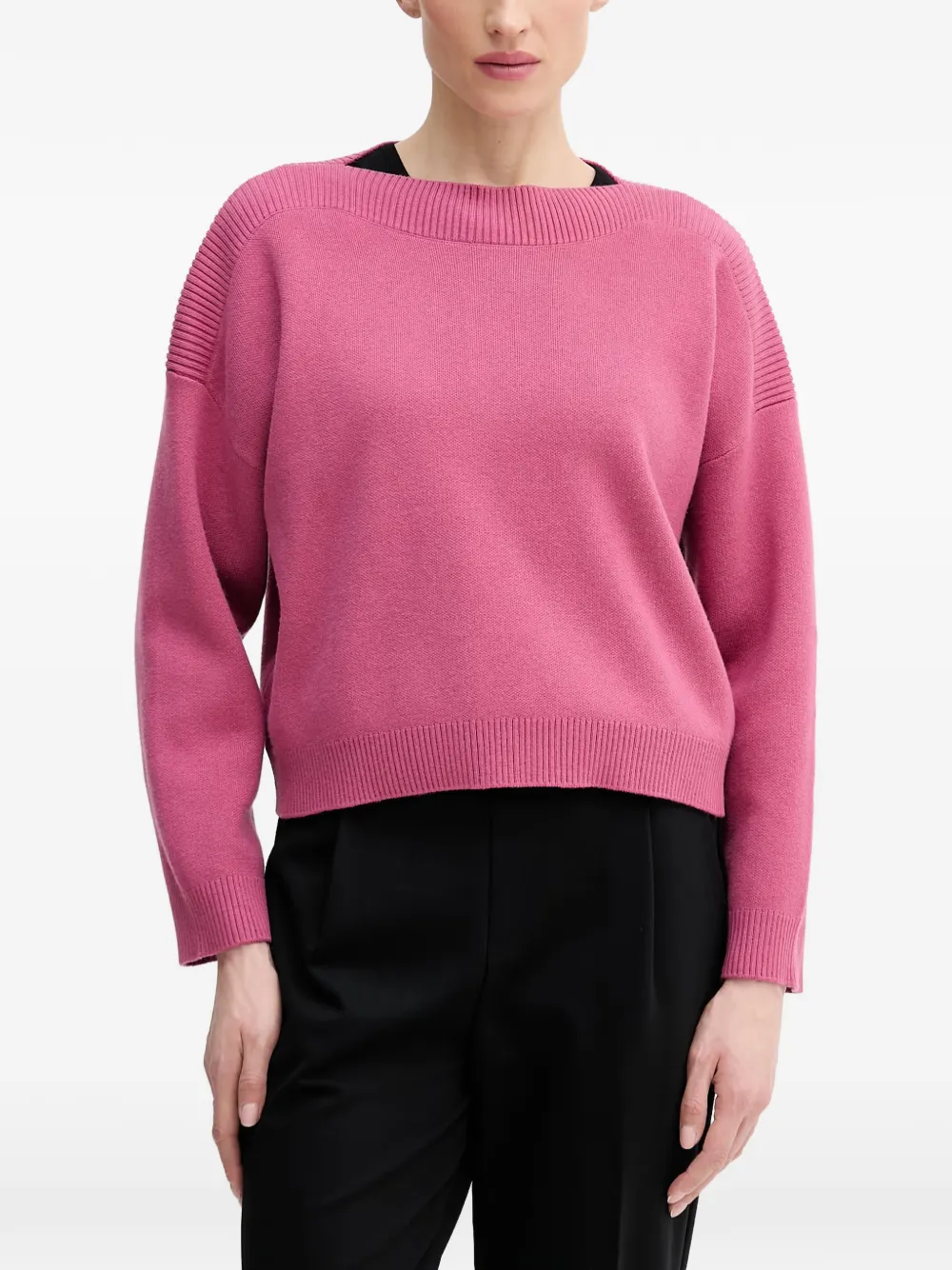 Benetton Maglione girocollo - Rosa