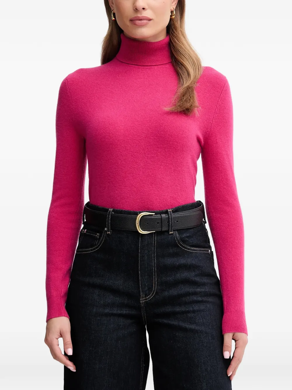 Benetton roll-neck knitted sweater