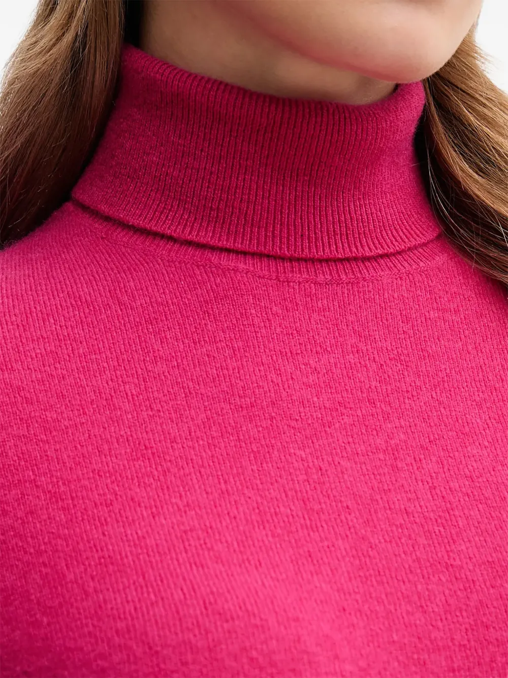 Benetton Gebreide coltrui Roze