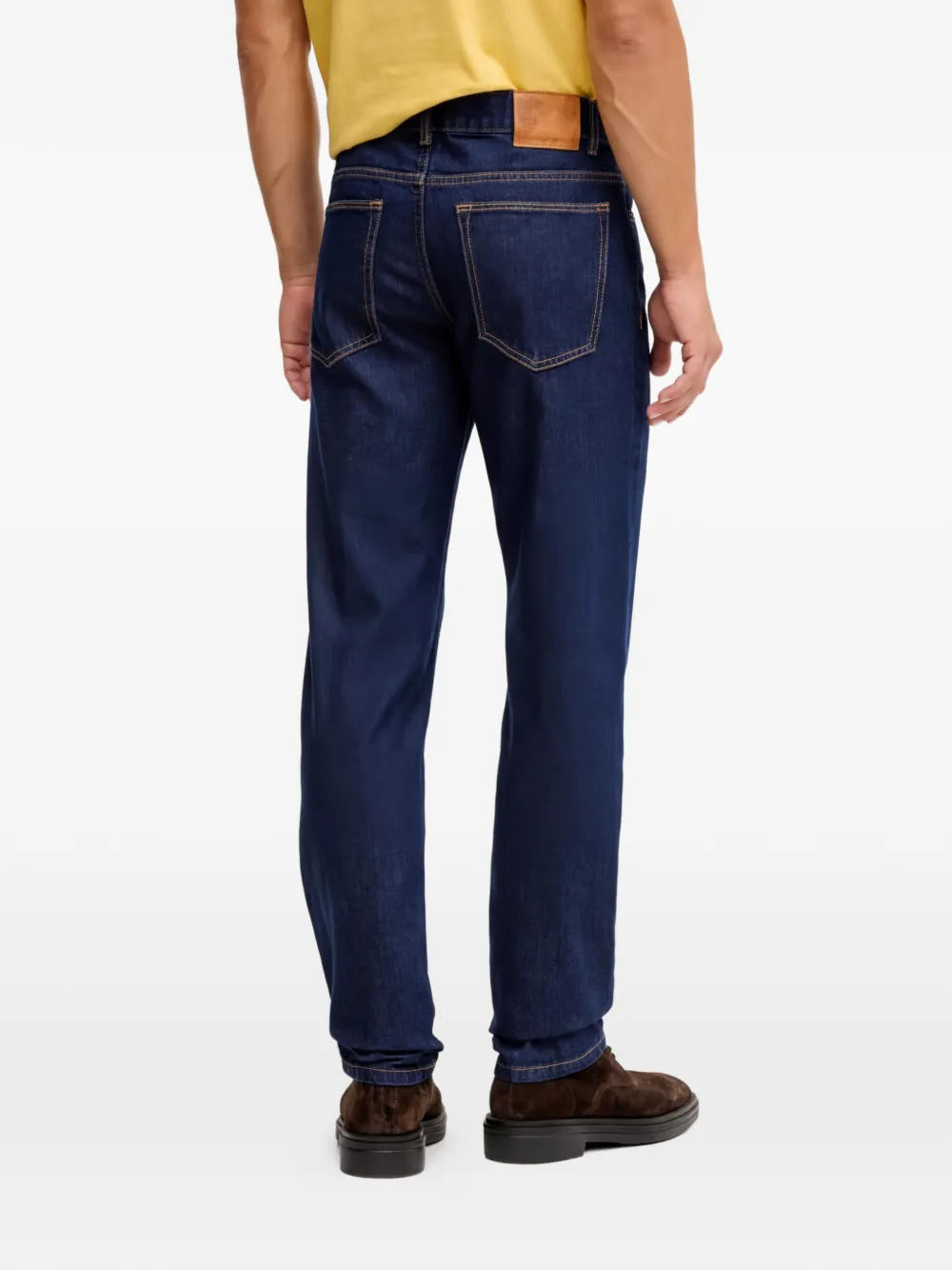 Benetton Jeans con bottoni - Blu