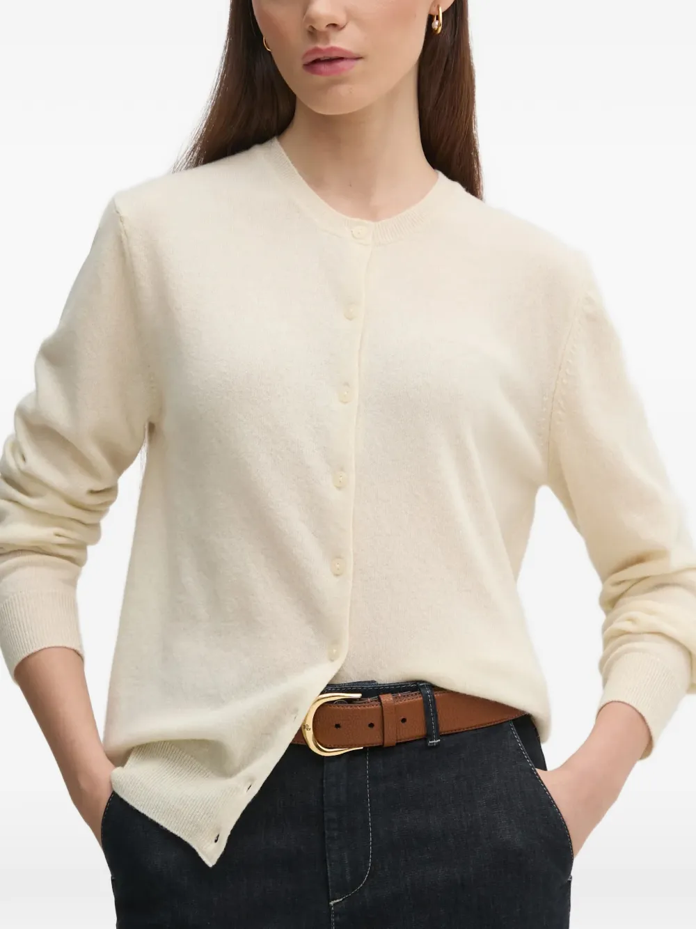 Benetton button-up knitted cardigan