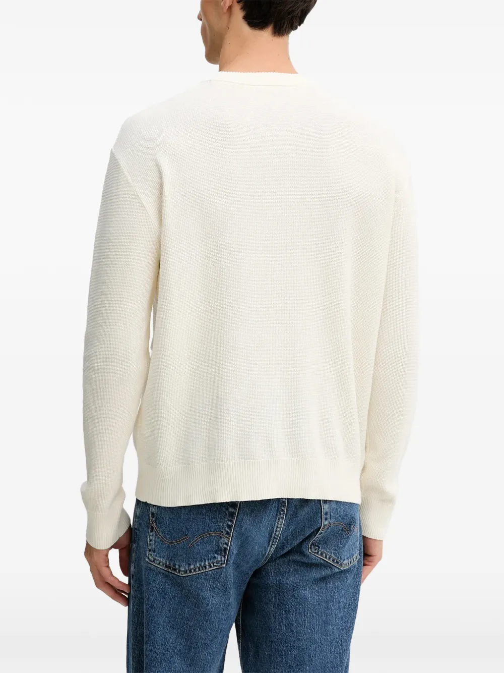 Benetton crew-neck sweater Wit