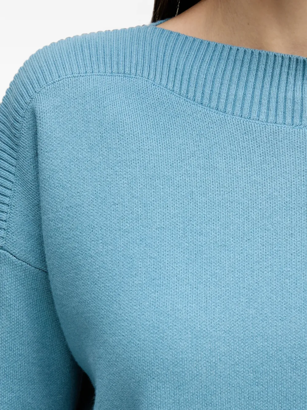 Benetton Ribgebreide trui Blauw
