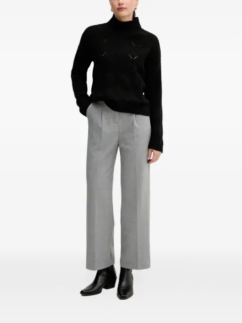Benetton high-neck knitted sweater