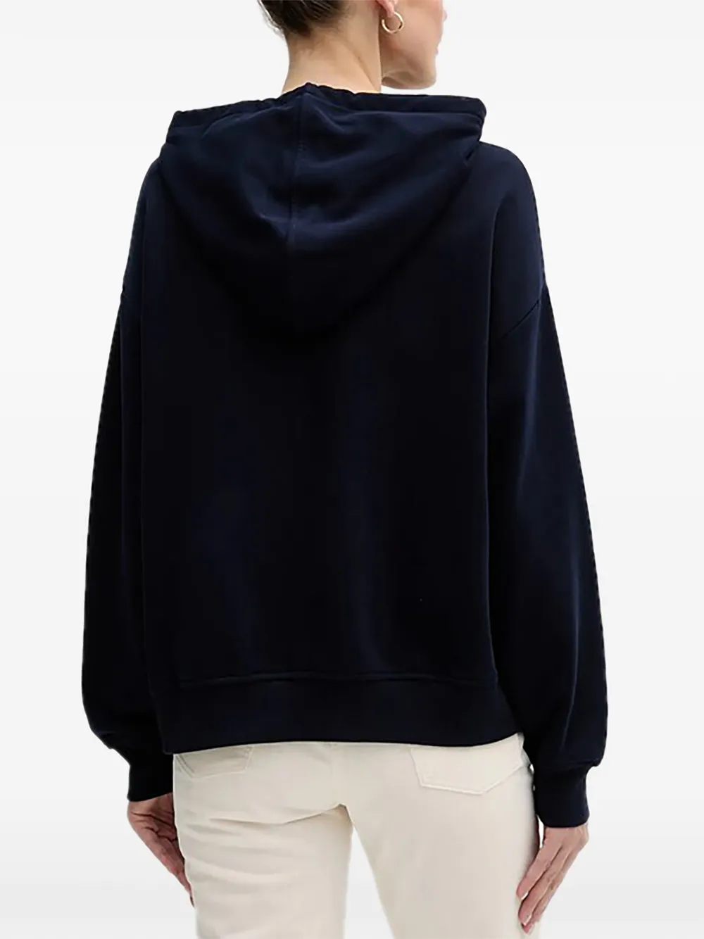 Benetton logo hoodie Blauw