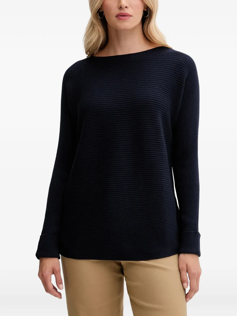 Benetton ribbed sweater - Blu