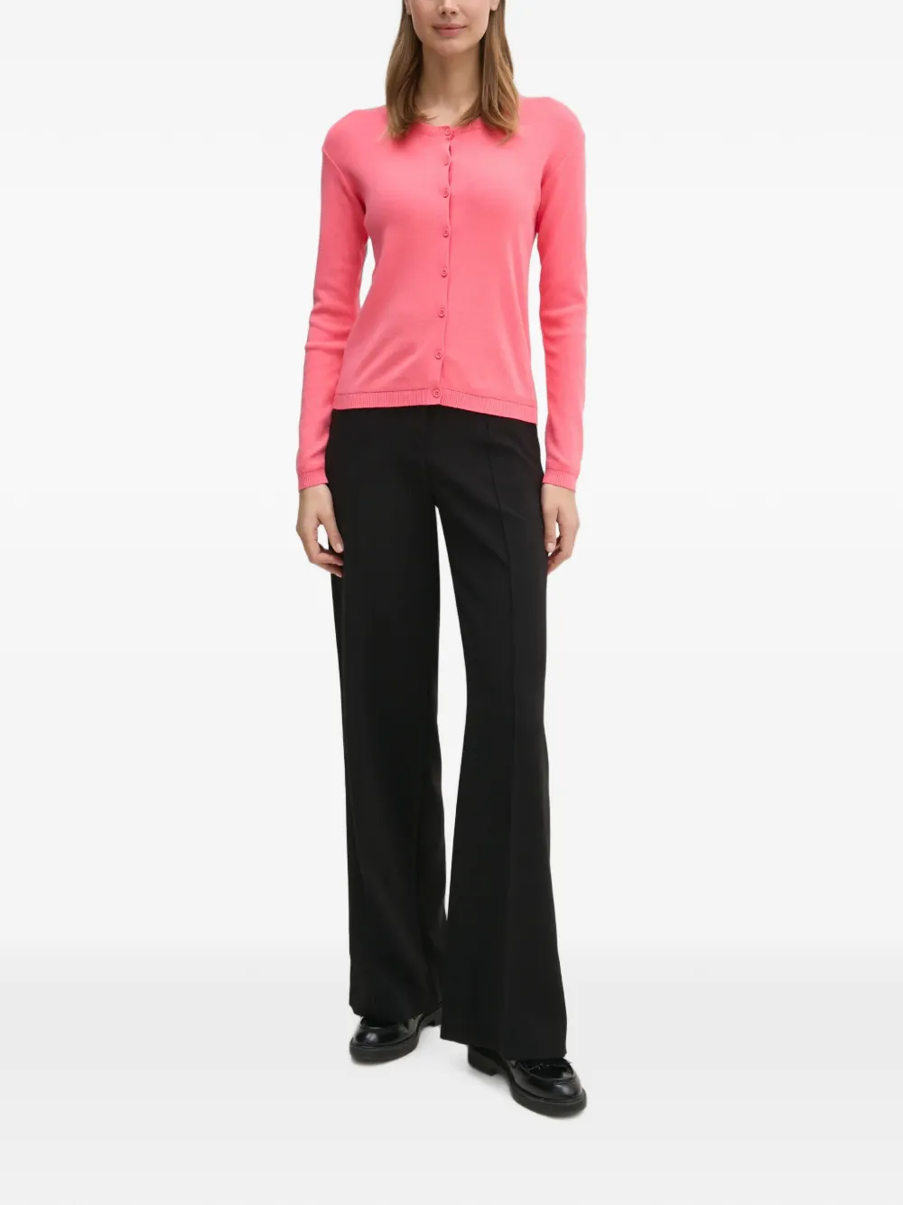 Benetton Vest met ronde hals Roze