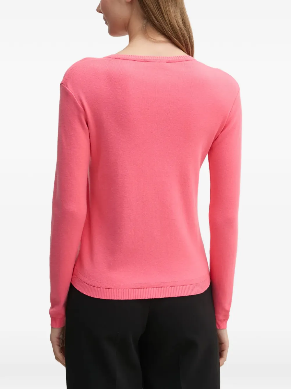 Benetton Vest met ronde hals Roze