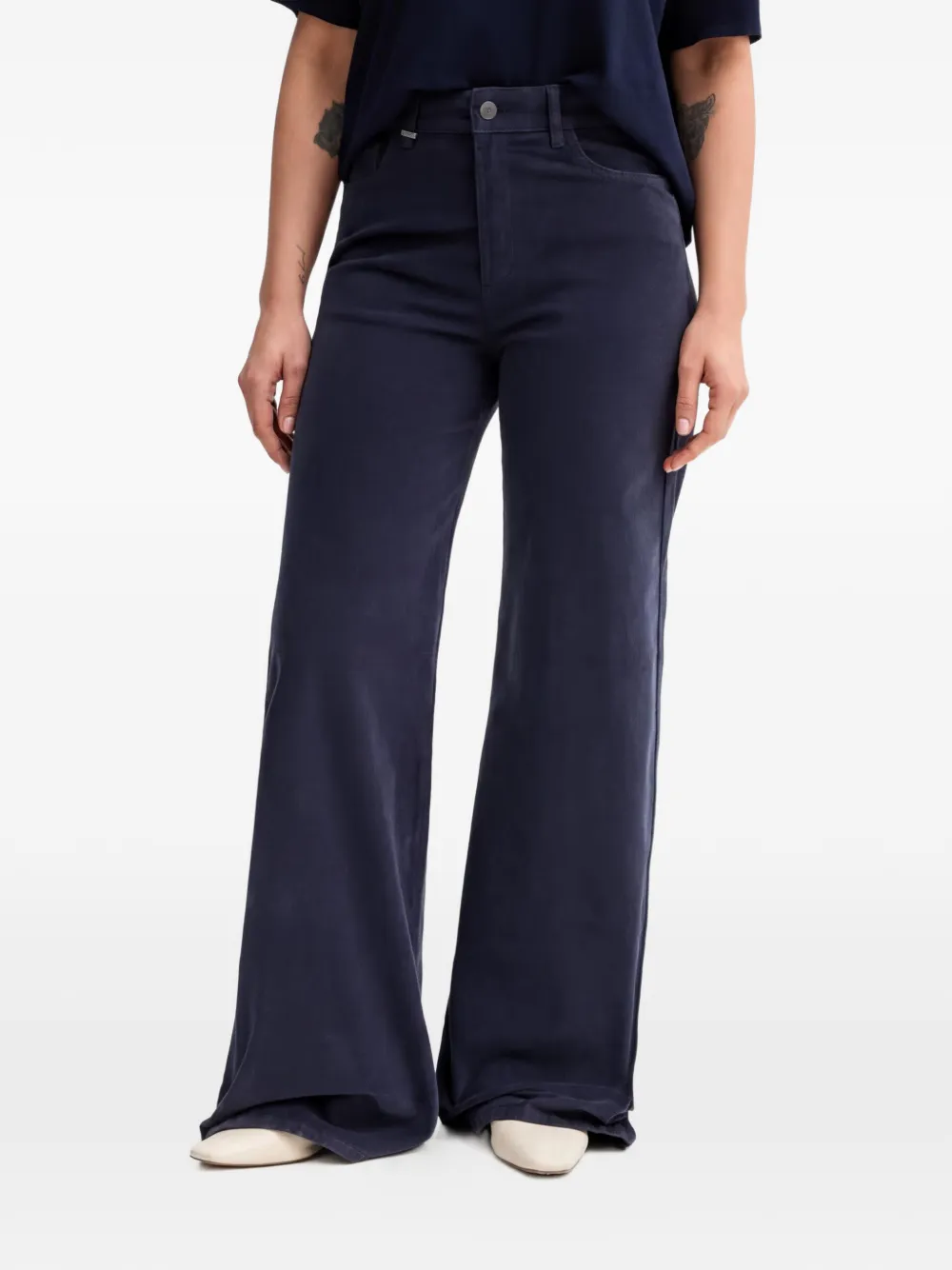 Benetton Pantaloni a coste - Blu