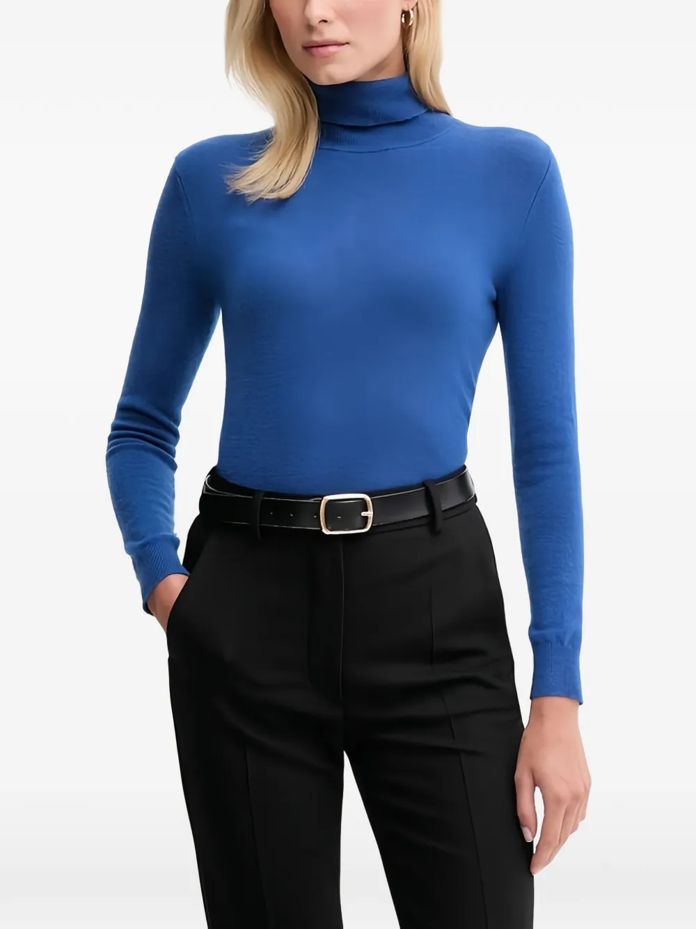 Benetton Maglione a collo alto - Blu