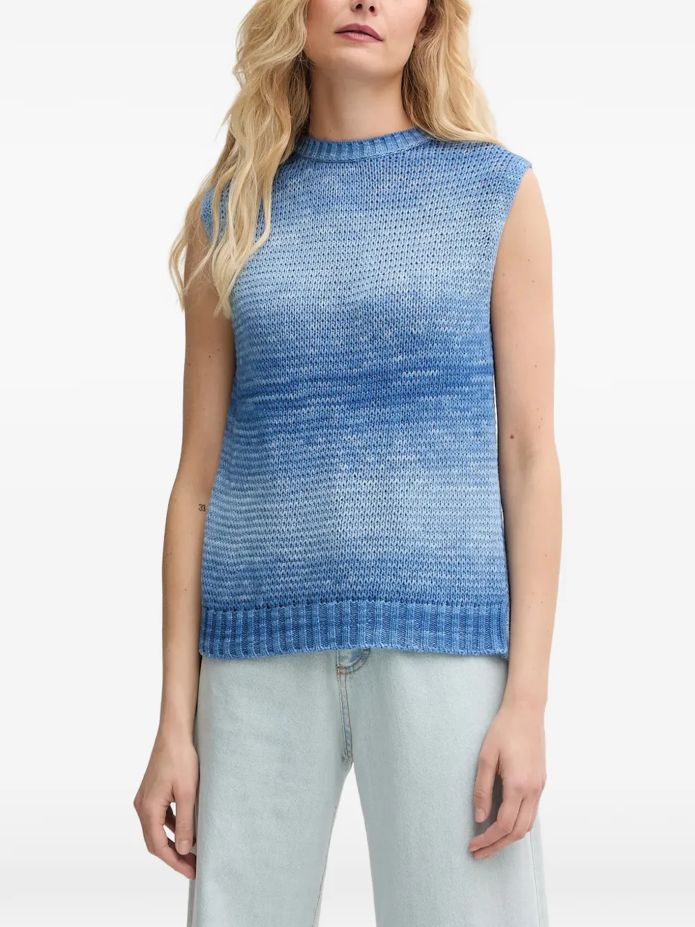 Benetton Top girocollo - Blu