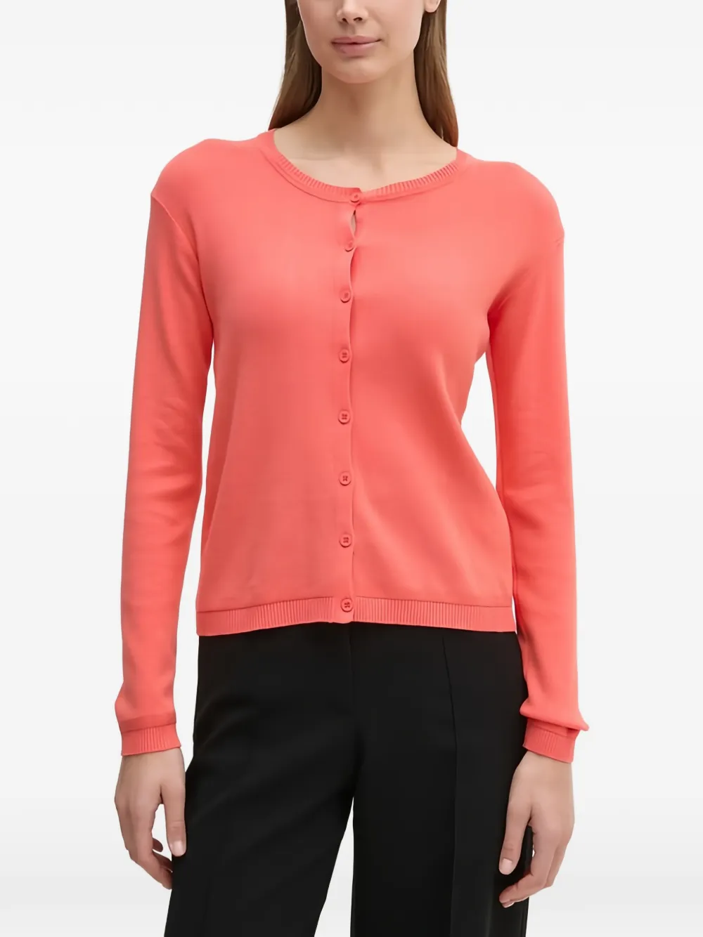 Benetton button cardigan - Arancione