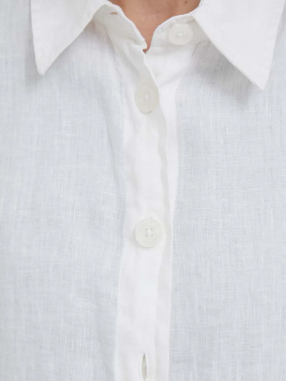 Benetton Buttoned Shirt In Silver