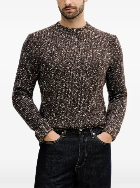 Benetton speckled crew-neck sweater