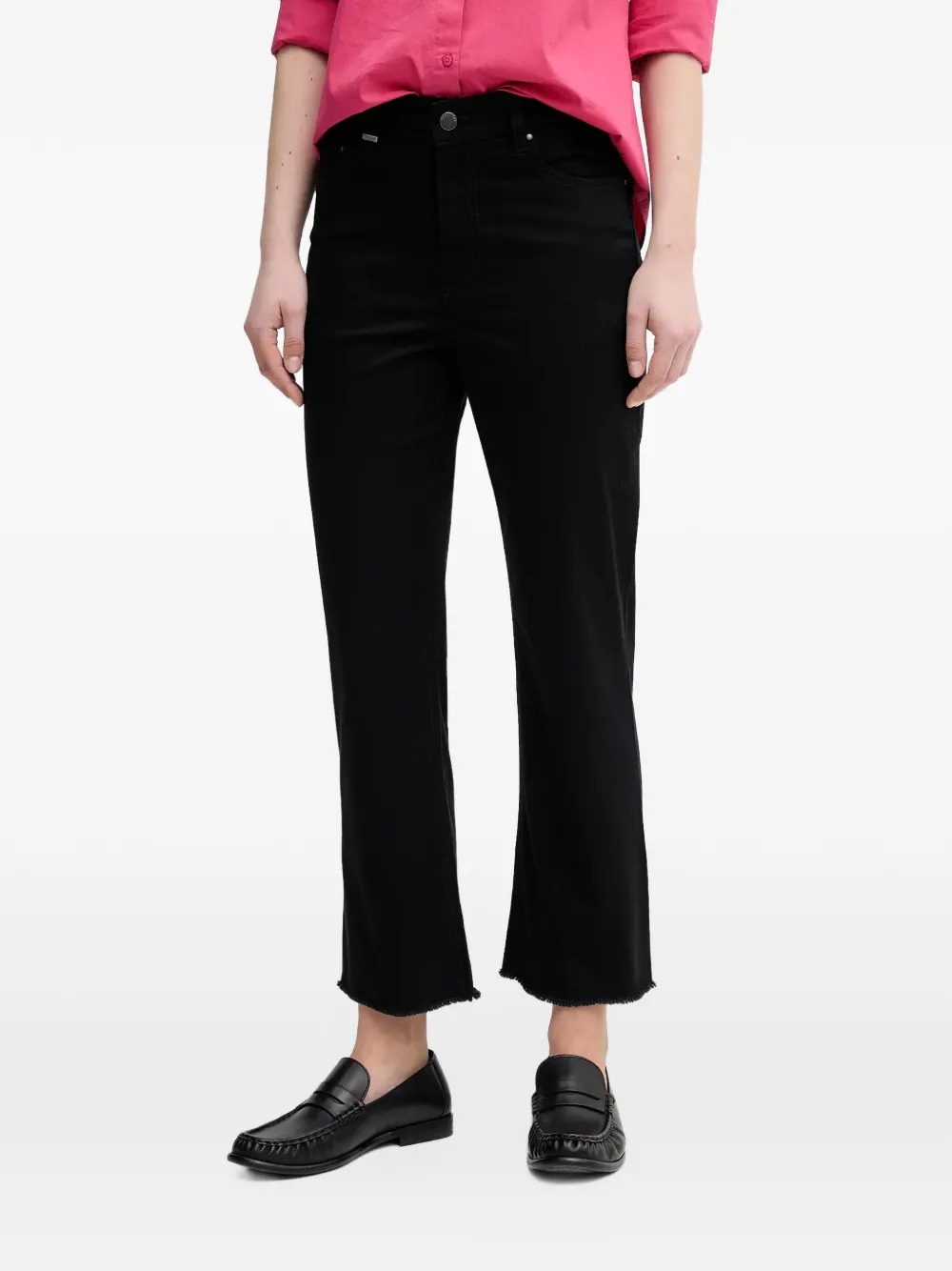 Benetton jean à bords francs - Noir Benetton jean à bords francs - Noir